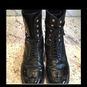 Chanel Moto Boots